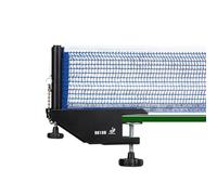 Relaxdays Metal Professional Table Tennis Net Ping Pong Net Screw-In: 19.2 x 23.5 cm Table Tennis Equipment Ping Pong Accessory Outdoor, Blue