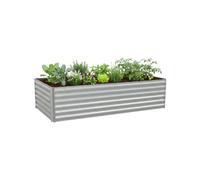 Relaxdays Metal raised bed 57 x 240 x 90cm