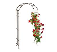 Relaxdays Metal Rose Arch Bronze