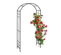 Relaxdays Metal Rose Arch in Black