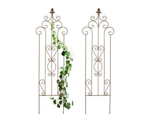Relaxdays Metal Trellis in Vintage Design