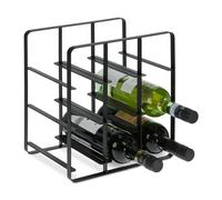 Relaxdays Metal Wine Rack for 9 Bottles