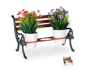 Relaxdays Mini Flower Bench