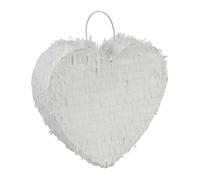 Relaxdays Mini Piñata White Heart