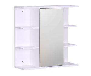 Relaxdays Mirror cabinet with 8 shelves