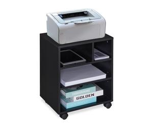 Relaxdays Mobile Cabinet with 4 Shelves