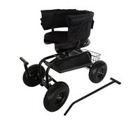 Relaxdays Mobile garden seat with storage