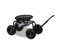 Relaxdays Mobile Garden Seat with Storage Space