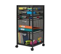 Relaxdays Mobile pedestal, 5 drawers