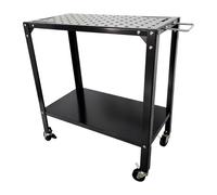 Relaxdays Mobile welding table with perforated top