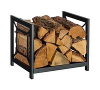 Relaxdays Modern metal wood rack