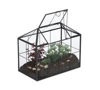 Relaxdays Modern Terrarium in House Shape