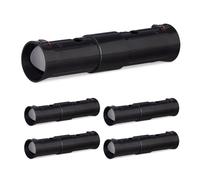 Relaxdays Mole Trap, Set of 5, Humane, Catch & Release, 2 Control Openings, Adjustable, Outdoor, Animal-Friendly, Black, 27 x 6 x 6 cm