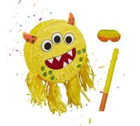 Relaxdays Monster Pinata set with stick & mask
