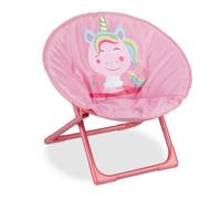 Relaxdays Moon Chair for Kids Foldable