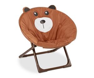 Relaxdays Moon Chair for Kids Foldable