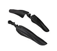 Relaxdays Mudguard Set, Front & Rear Fender, Universal, 24-28 inch Bikes, Mud Flaps, Splash Guard, Black
