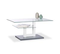 Relaxdays Multi-Tier Glass Coffee Table