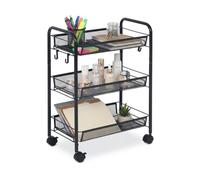 Relaxdays Multi-tier mesh trolley