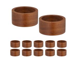 Relaxdays Napkin Rings Set of 12