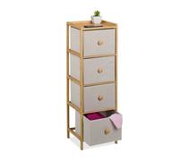 Relaxdays Narrow Chest of Drawers with 4 Levels