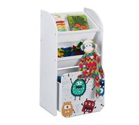 Relaxdays Narrow toy storage unit with monsters