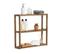 Relaxdays Narrow wall shelf, 3 shelves