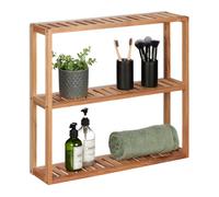 Relaxdays Narrow Wall Shelf with 3 Levels