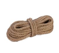 Relaxdays Natural Rope, Bundle, Jute, Plant, Twine, Handicraft, Garden Decorations, Hessian Thread, 8mm Thick, 40m Long, 33 x 14 x 10 cm