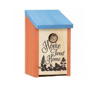 Relaxdays Nesting Box with Writing HOME TWEET HOME