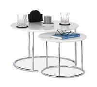 Relaxdays Nesting Side Tables Set of 2