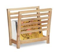 Relaxdays Newspaper Rack Walnut
