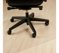 Relaxdays Office Chair Mat, Underlay, Floor Protector, Parquet, Carpet, Non-Slip, 75 x 120 cm, Clear, .17 x 75 x 120 cm