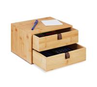 Relaxdays Office Desk Organiser with 2 Drawers