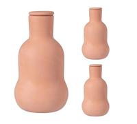 Relaxdays Ollas, set of 3, 500ml, clay, root-zone watering, raised beds & greenhouse, less water loss, terracotta
