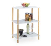 Relaxdays Open shelf with 3 Tiers