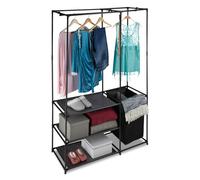 Relaxdays Open Wardrobe With Hamper