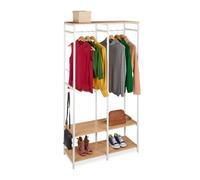 Relaxdays Open wardrobe with rails & shelves