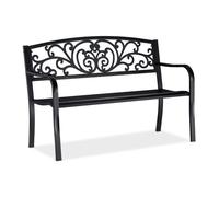 Relaxdays Ornamental Garden Bench