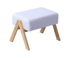 Relaxdays Ottoman Bamboo & Fabric