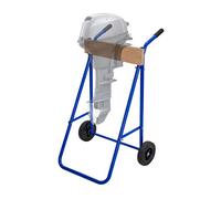 Relaxdays Outboard motor stand, steel & wood