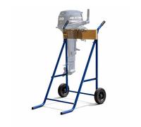 Relaxdays Outboard motor stand, steel & wood