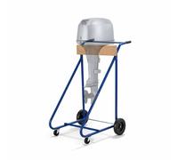 Relaxdays Outboard motor stand, steel & wood