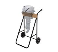 Relaxdays Outboard motor stand, steel & wood