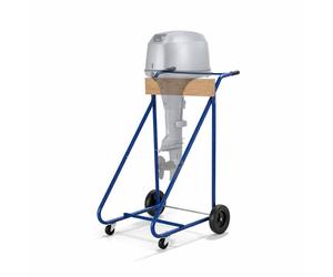 Relaxdays Outboard motor stand, steel & wood