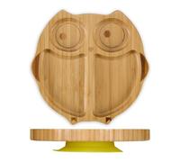 Relaxdays "Owl" Baby Plate with Suction Cup