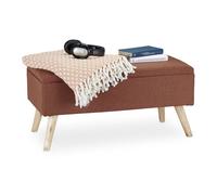 Relaxdays Padded Storage Bench