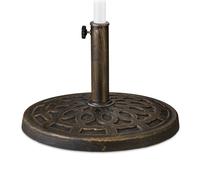 Relaxdays Parasol Stand in Cast Iron Look