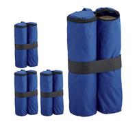 Relaxdays Pavilion Sandbags Set of 4, Blue