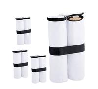 Relaxdays Pavilion Sandbags Set of 4, White